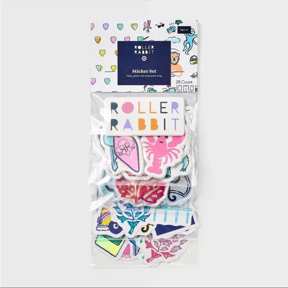 28ct Sticker Set - Roller Rabbit x Target NEW - Picture 1 of 3